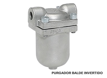 Purgador balde invertido
